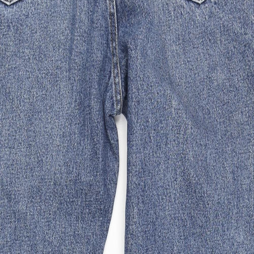 Wrangler Mens Blue  Denim Straight Jeans Size 38 in L32 in