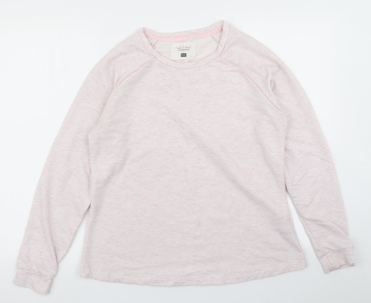 F&F Womens Pink   Pullover Sweatshirt Size S