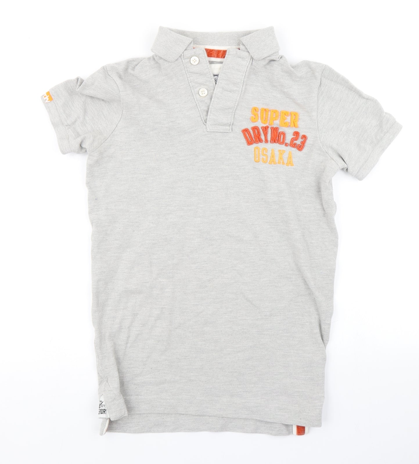 Superdry Mens Grey    Polo Size S