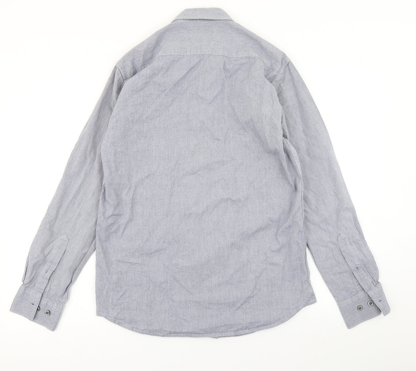 French Connection Mens Blue    Button-Up Size M
