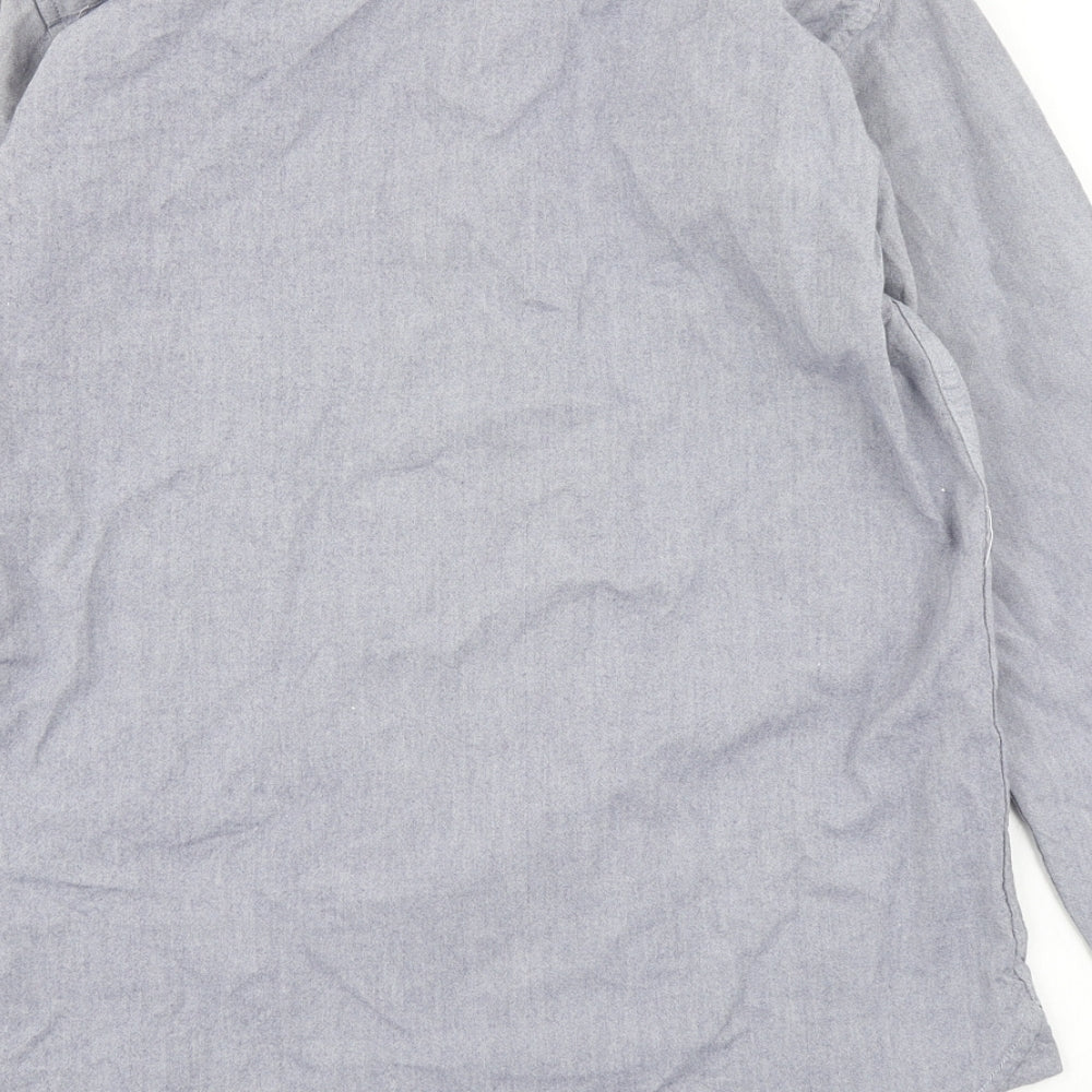 French Connection Mens Blue    Button-Up Size M