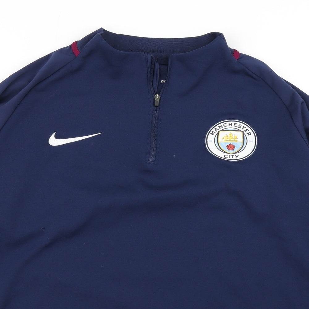 Nike Mens Blue    T-Shirt Size L  - Manchester City