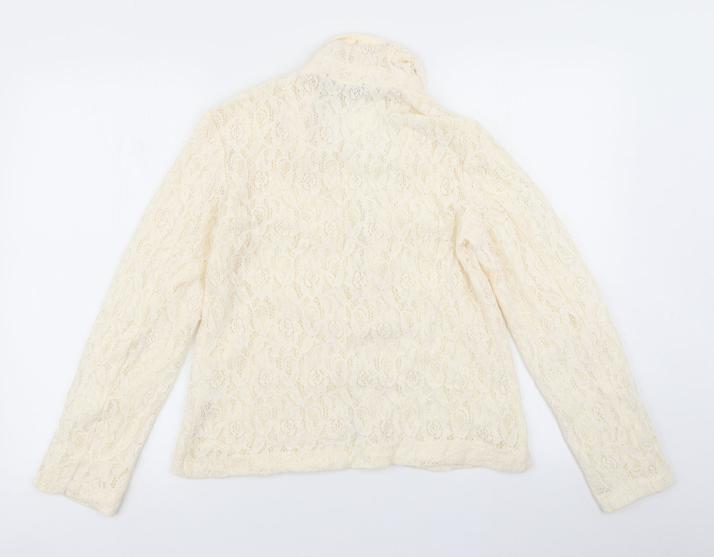 Atmosphere Womens Ivory  Lace Jacket Blazer Size 12
