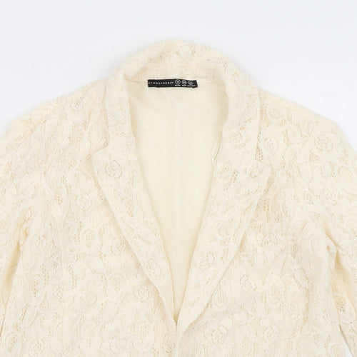 Atmosphere Womens Ivory  Lace Jacket Blazer Size 12