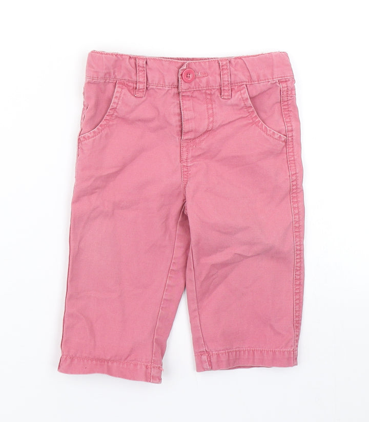 Pumpkin Patch Girls Pink   Pedal Pusher Trousers Size 3-6 Months