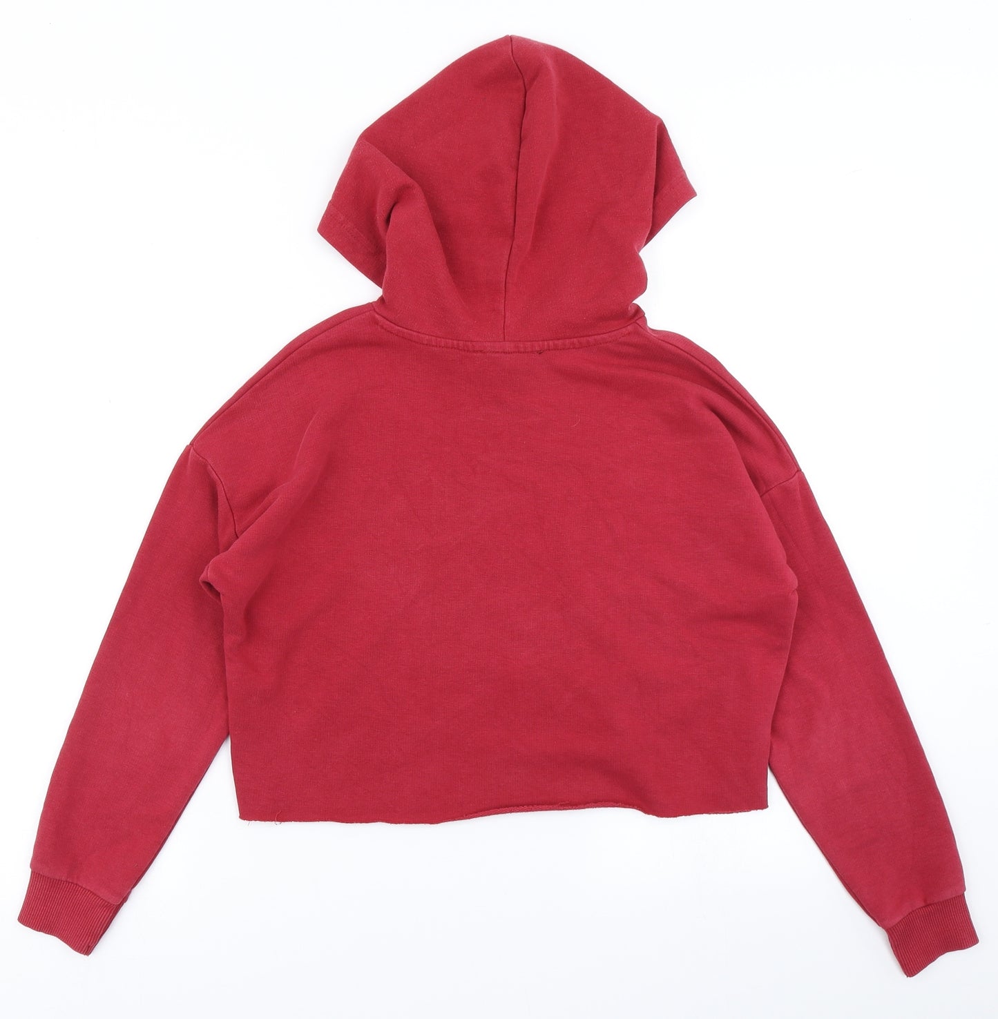 915 Generation Girls Red   Pullover Hoodie Size 10-11 Years  - Cropped
