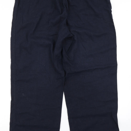 BM Collection Womens Blue   Cargo Trousers Size 16 L29 in