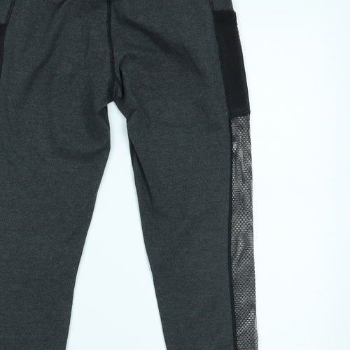 neon sweets Womens Grey   Cropped Leggings Size M L18 in