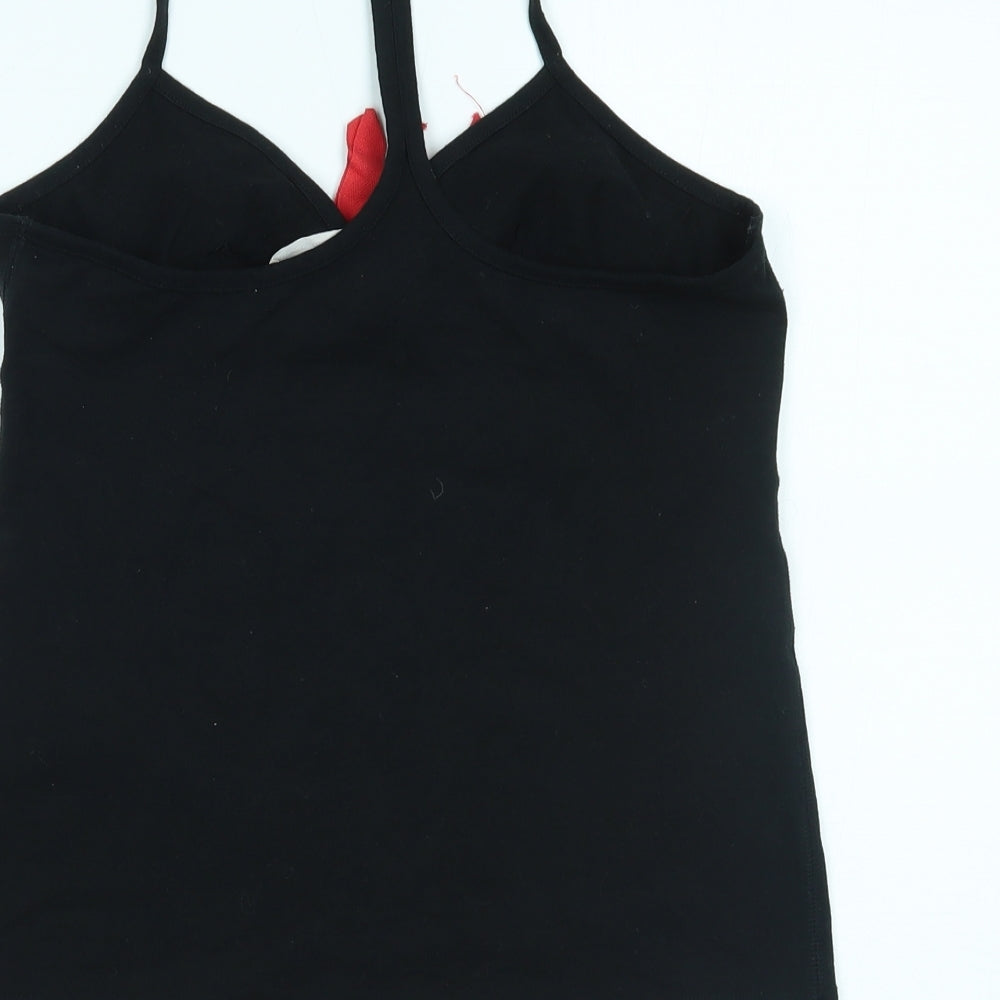 Women's Secret Womens Black   Basic Tank Size L