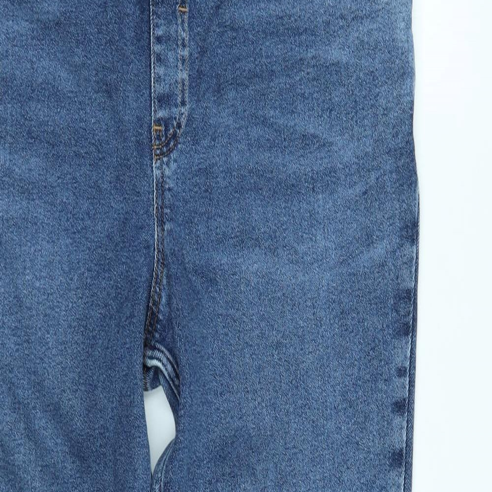New Look Womens Blue  Denim Mom Jeans Size 14 L28 in