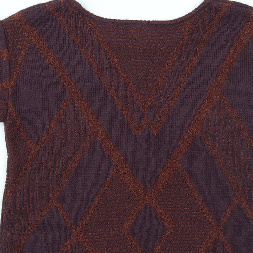 Limited collection Womens Purple   Basic T-Shirt Size L