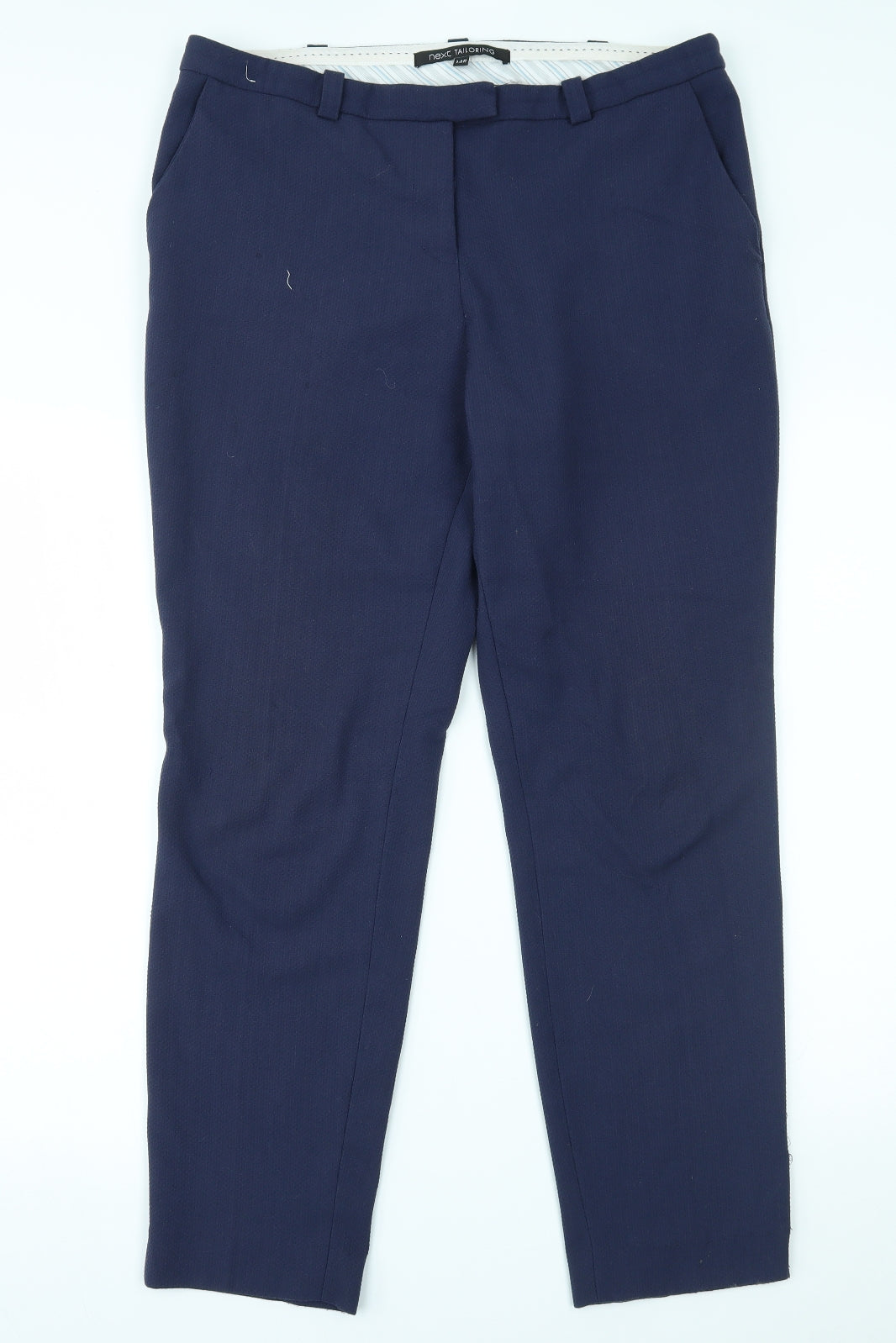 NEXT Womens Blue   Trousers  Size 14 L28 in