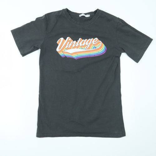 By Clara Womens Grey   Basic T-Shirt Size M