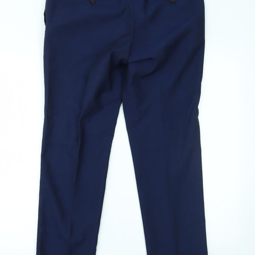 Burton Mens Blue   Trousers  Size 34 L30 in