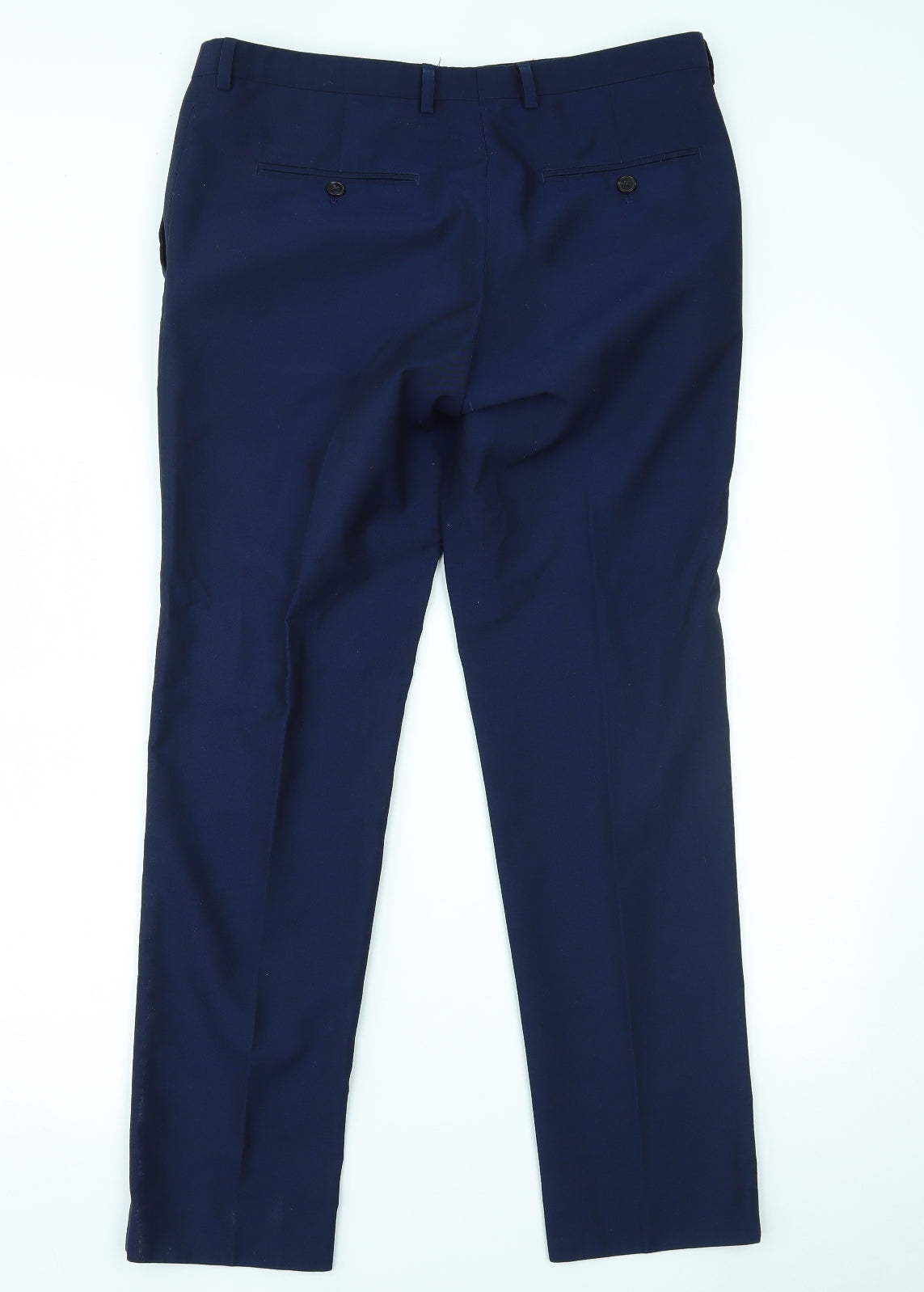 Burton Mens Blue   Trousers  Size 34 L30 in