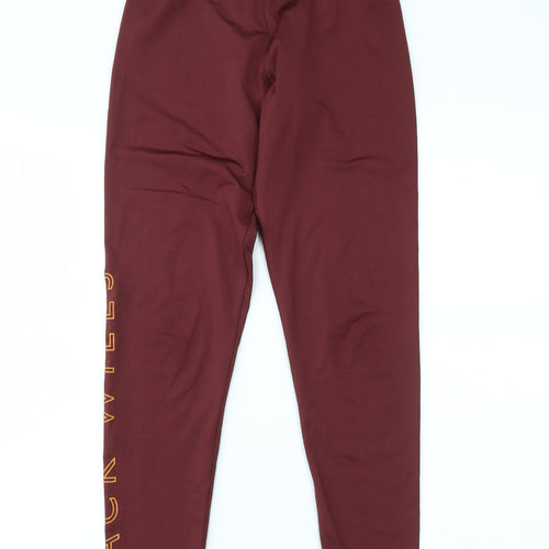 Jack Wills Womens Red    Leggings Size 10 L26 in