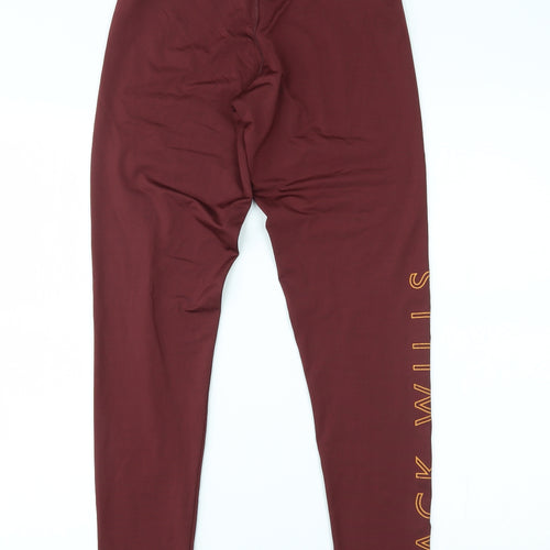 Jack Wills Womens Red    Leggings Size 10 L26 in