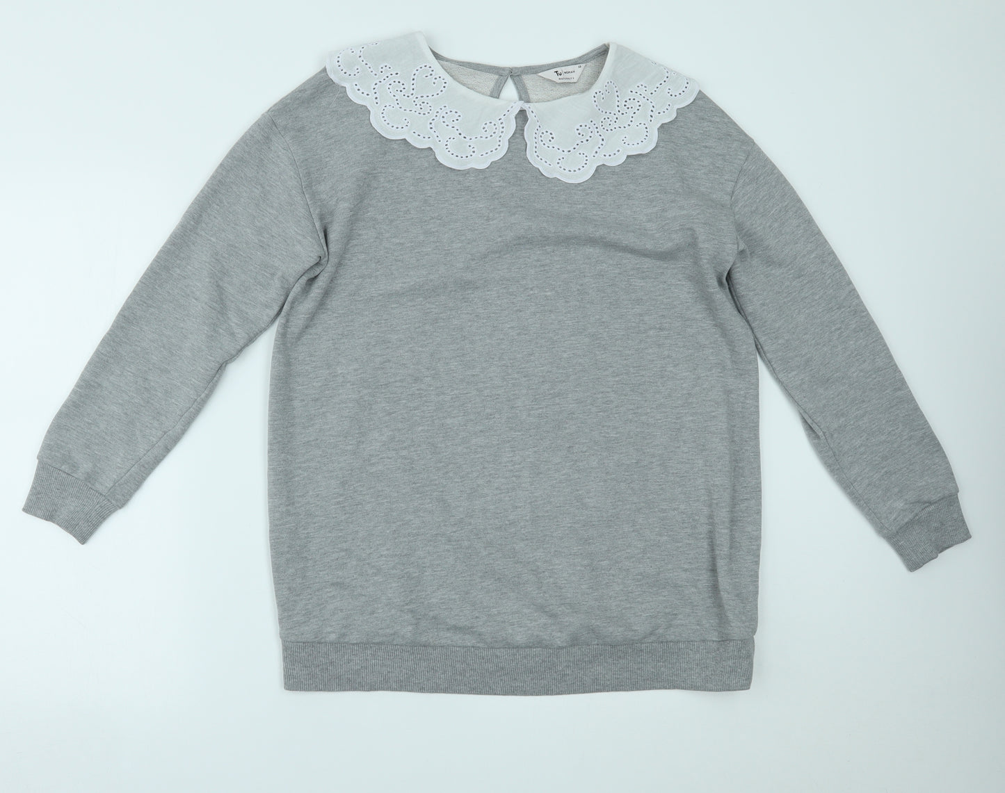 TU Womens Grey   Pullover Jumper Size 10