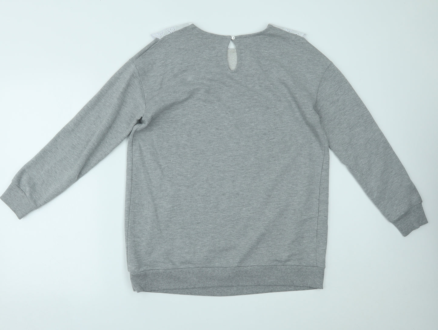 TU Womens Grey   Pullover Jumper Size 10