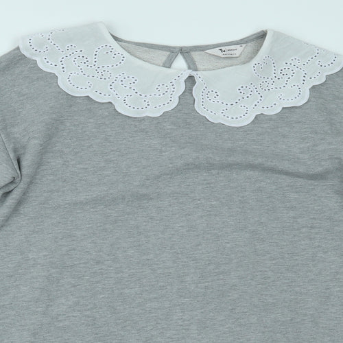 TU Womens Grey   Pullover Jumper Size 10