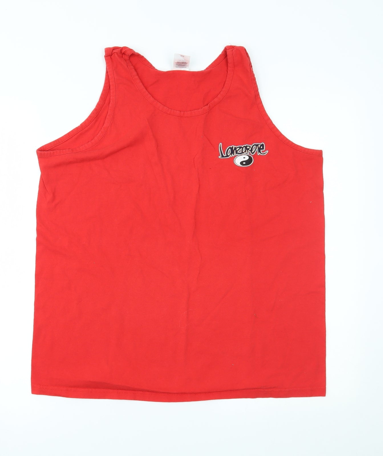 Fruit of the Loom Mens Red   Basic Tank Size XL