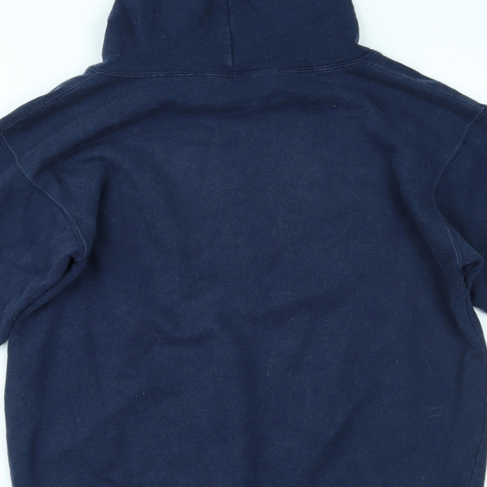 Point Sportswear Mens Blue   Pullover Hoodie Size S