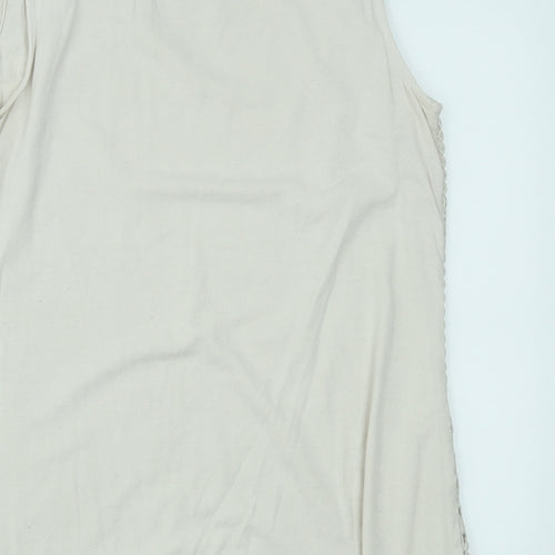 Roman Womens Beige   Basic Tank Size 12