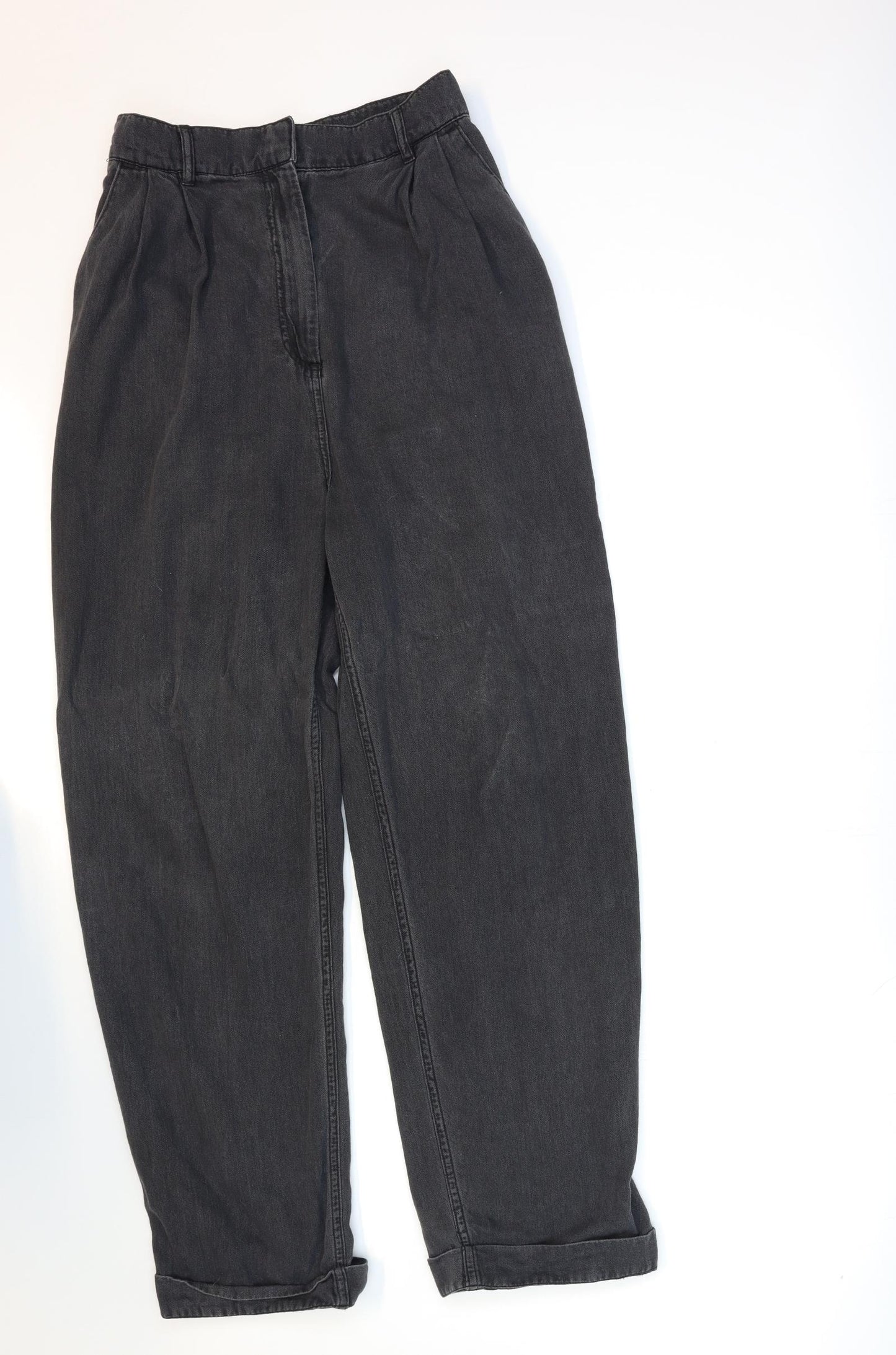 H&M Womens Grey  Denim Mom Jeans Size 10 L31 in