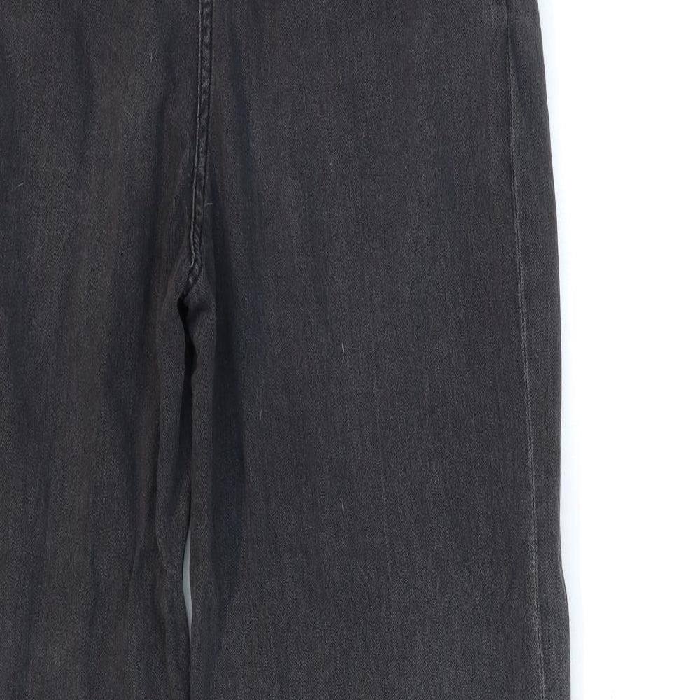 H&M Womens Grey  Denim Mom Jeans Size 10 L31 in