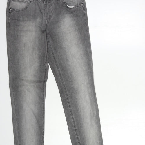 ORSAY Womens Grey  Denim Skinny Jeans Size 28 in L27 in