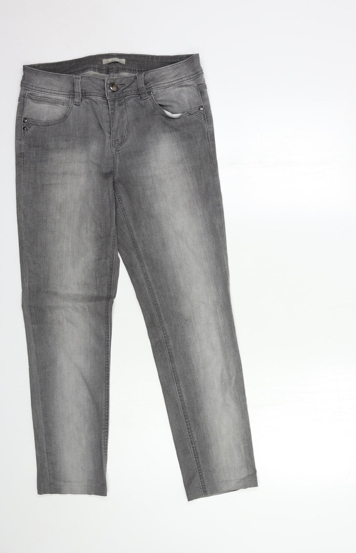 ORSAY Womens Grey Denim Skinny Jeans Size 28 in L27 in