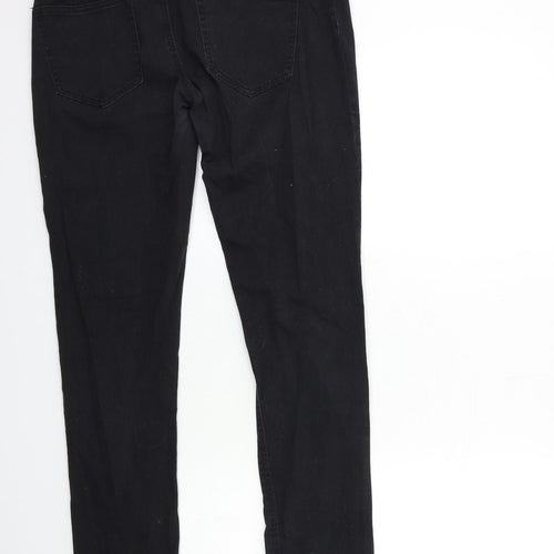 Fishbone Womens Black  Denim Skinny Jeans Size L L29 in