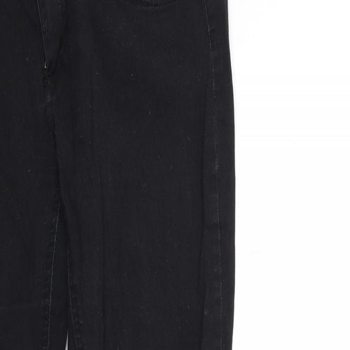 Fishbone Womens Black  Denim Skinny Jeans Size L L29 in