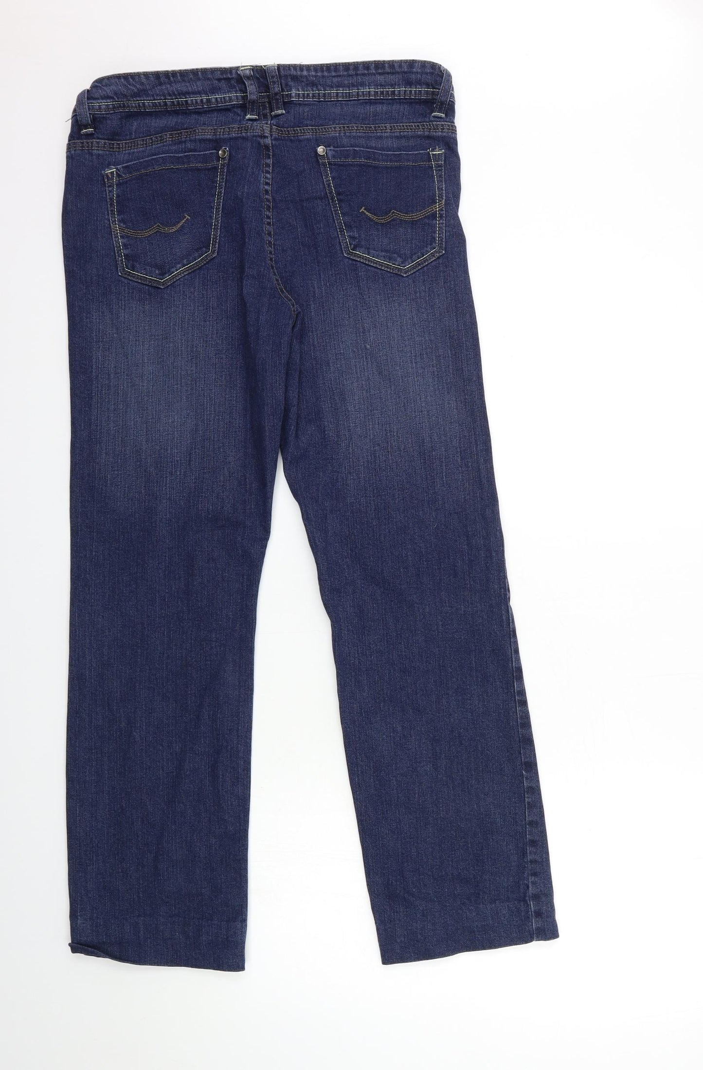 ESMARA Womens Blue  Denim Straight Jeans Size 18 L30 in