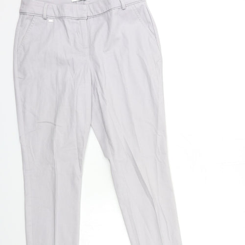 Wallis Womens Grey   Trousers  Size 12 L27 in