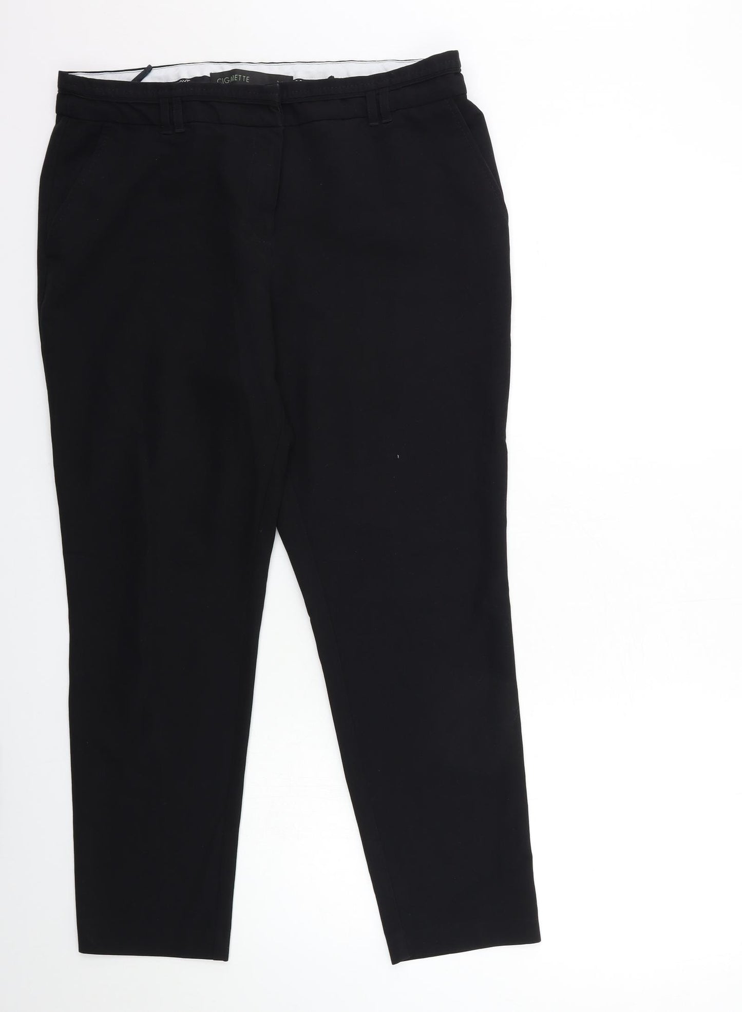 NEXT Womens Black   Trousers  Size 14 L26 in