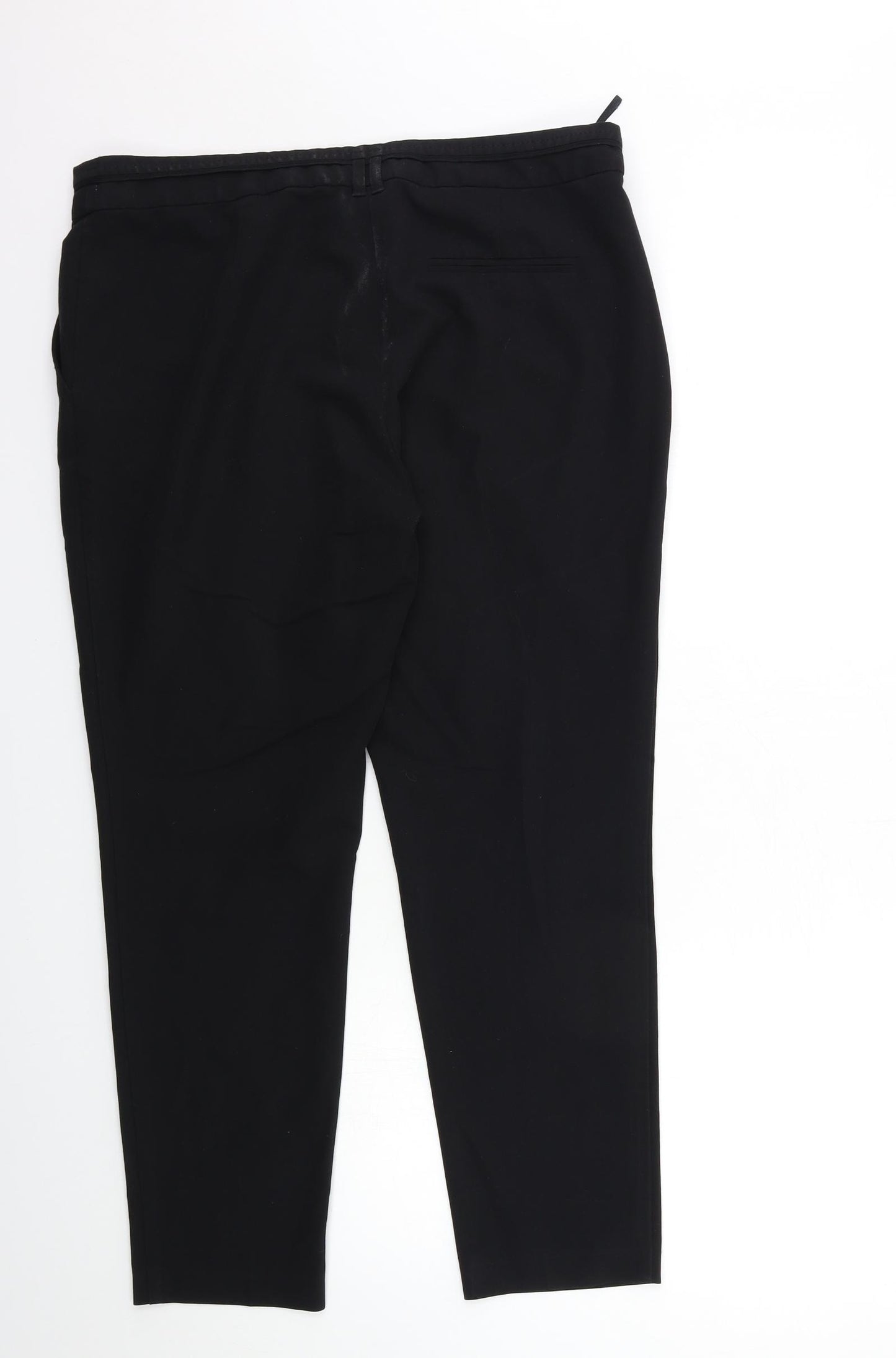 NEXT Womens Black   Trousers  Size 14 L26 in
