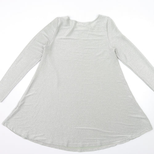 Glamorous Womens Silver   A-Line  Size S