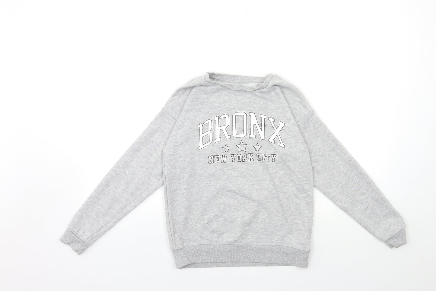 Primark Girls Grey   Pullover Sweatshirt Size 10 Years  - nyc