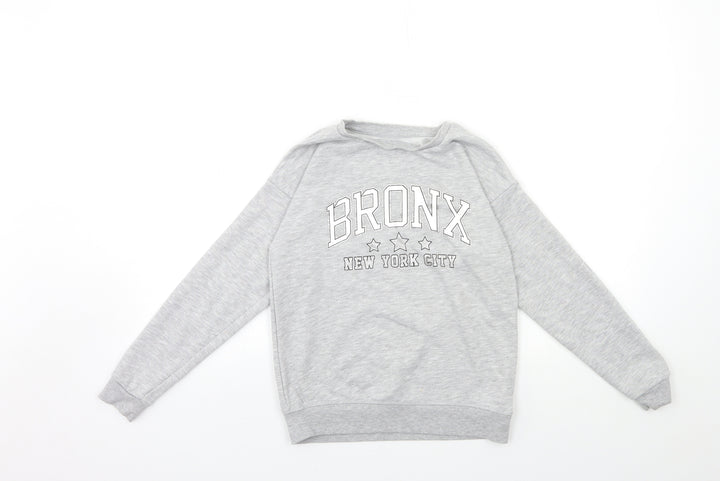 Primark Girls Grey   Pullover Sweatshirt Size 10 Years  - nyc