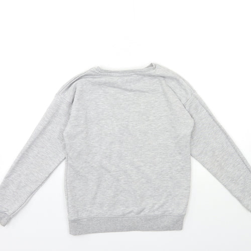 Primark Girls Grey   Pullover Sweatshirt Size 10 Years  - nyc