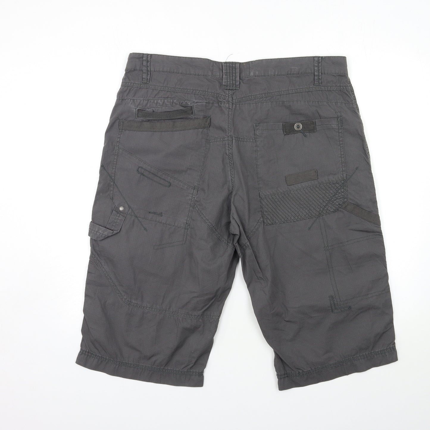 NEXT Mens Grey   Cargo Shorts Size 38 in