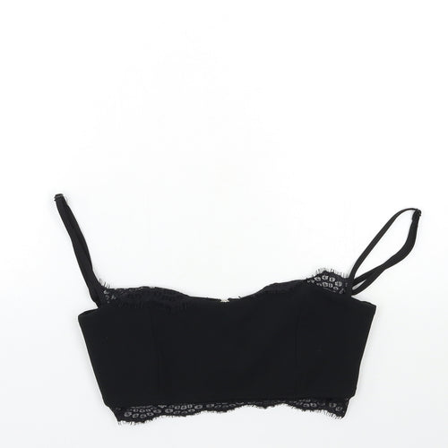 Missguided Womens Black   Basic Tank Size 6