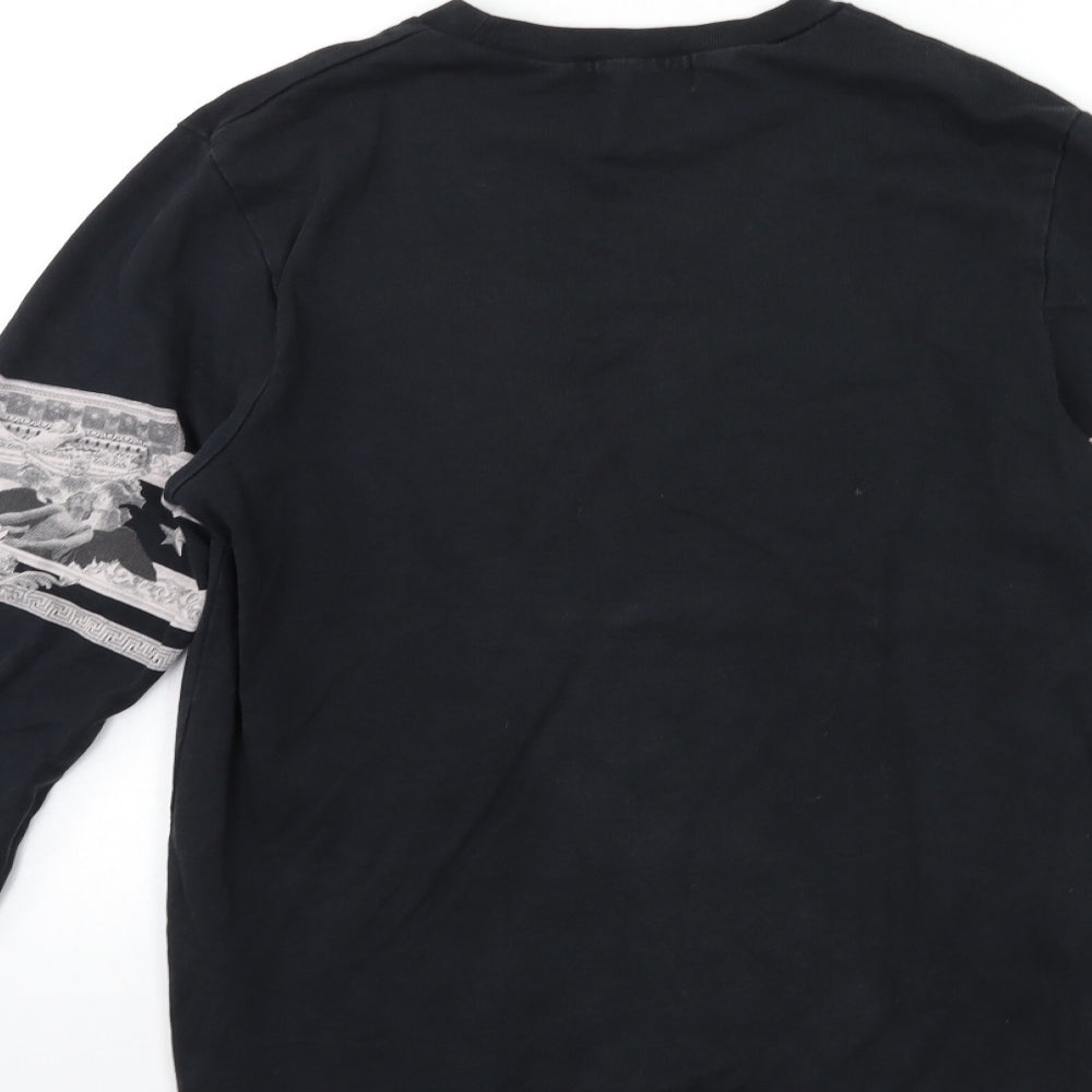 Topman Mens Grey   Pullover Sweatshirt Size XS