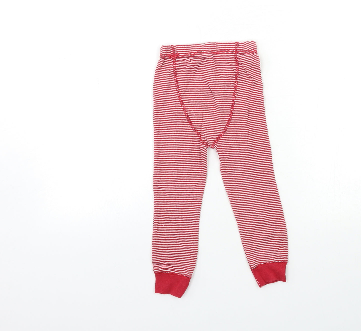 NEXT Girls Red Striped  Capri Trousers Size 2-3 Years