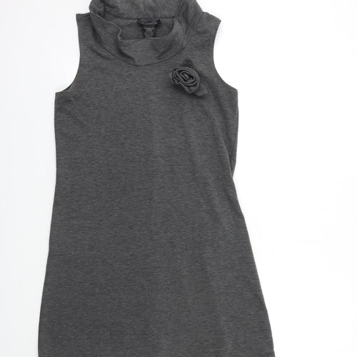 Alyn Paige Womens Grey   A-Line  Size M