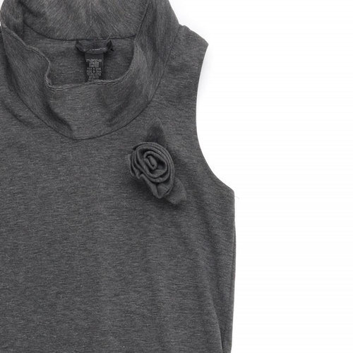 Alyn Paige Womens Grey   A-Line  Size M