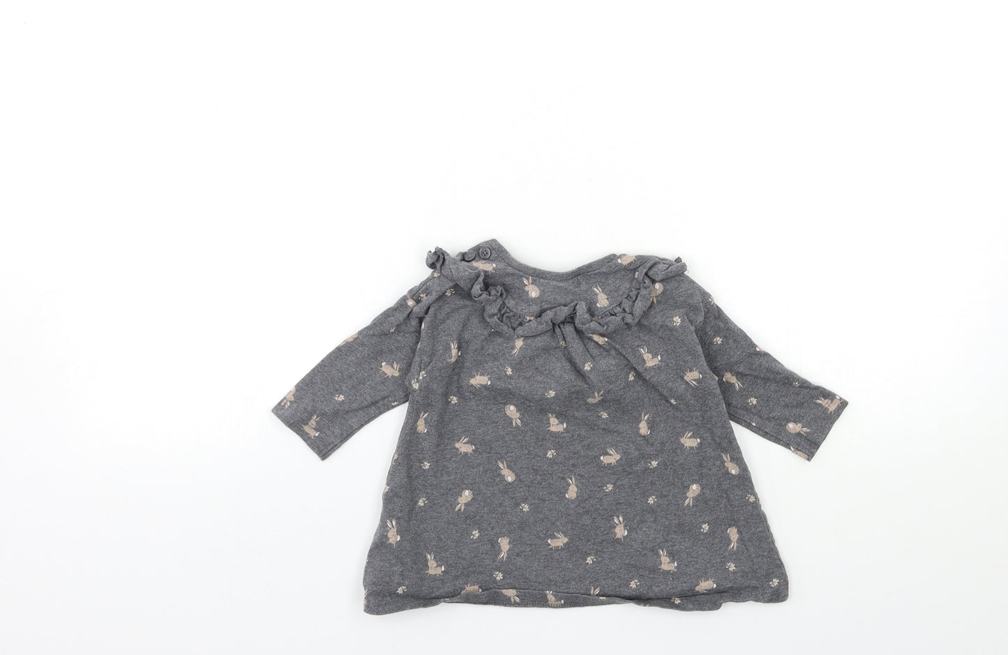 NEXT Baby Grey   Basic T-Shirt Size 3-6 Months