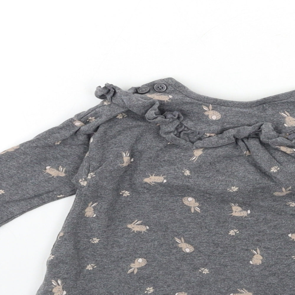 NEXT Baby Grey   Basic T-Shirt Size 3-6 Months