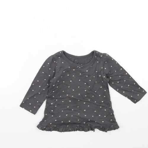 George Baby Grey   Basic T-Shirt Size 3-6 Months